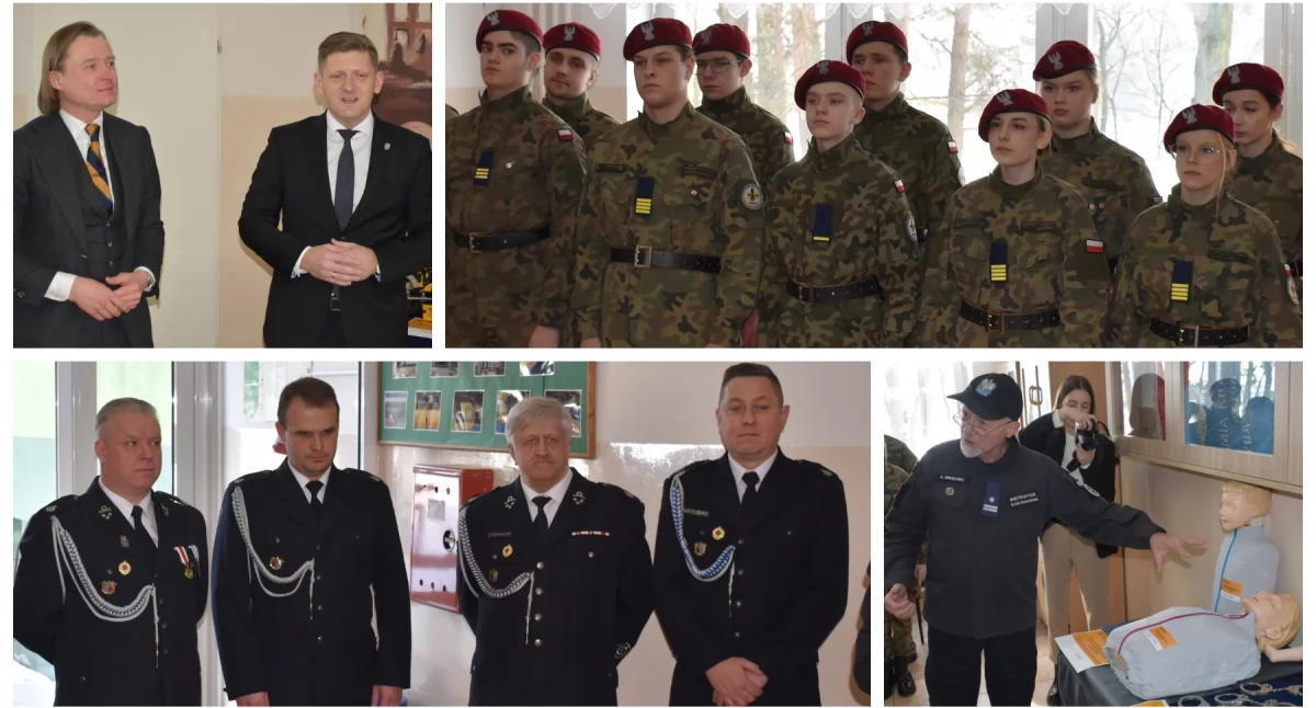 Inwestycje Powiat, Ponad bezpieczeństwo Łaskarzew wzmacnia strażaków młodzież - zdjęcie, fotografia