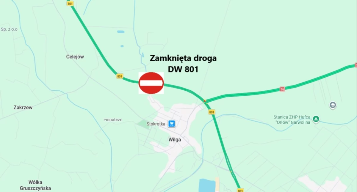 Inne Powiat, miesiące przejazdu! Droga Wildze zamknięta marca - zdjęcie, fotografia