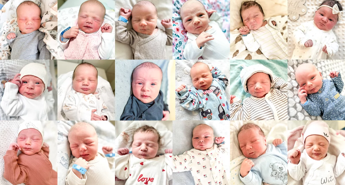 Inne Ciekawostki, najmłodsi mieszkańcy Noworodki garwolińskiej porodówki - zdjęcie, fotografia