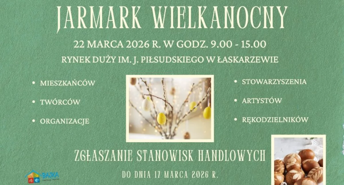 Inne Powiat, Jarmark Wielkanocny świętuj lokalnymi twórcami! - zdjęcie, fotografia
