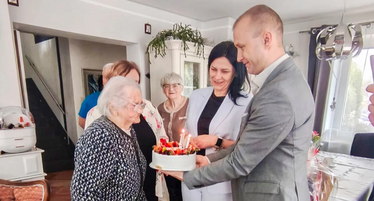 Zdjcie: Mieszkanka Wilgi, Helena Zaorska, świętowała 2 kwietnia swoje setne urodziny