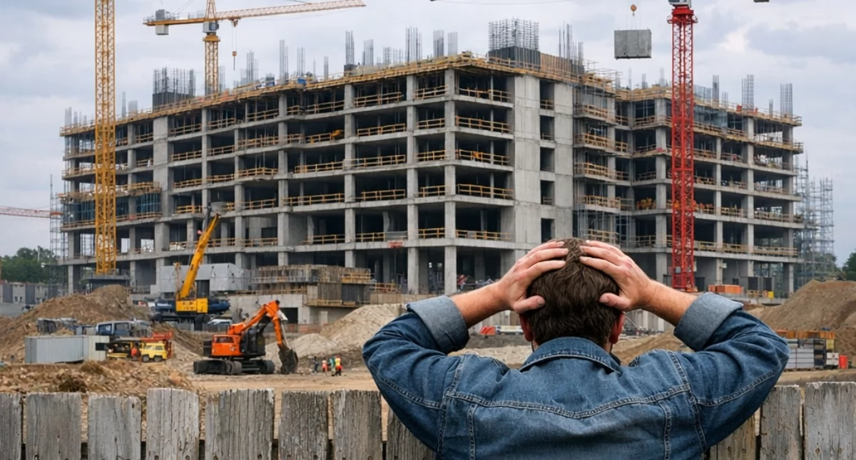 Inwestycje Powiat, Mieszkasz gminie Łaskarzew Zobacz sąsiad może postawić płotem - zdjęcie, fotografia