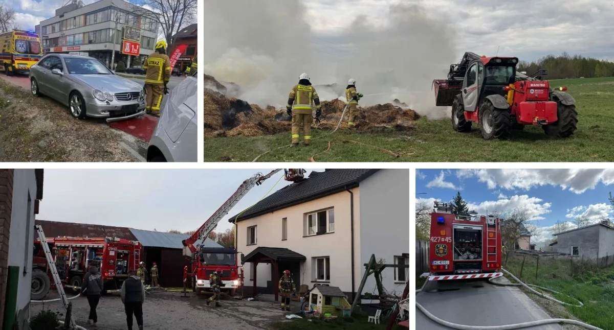Pożary - interwencje straży, Zdarzenia drogowe pożary strażacy podsumowują tydzień działań - zdjęcie, fotografia