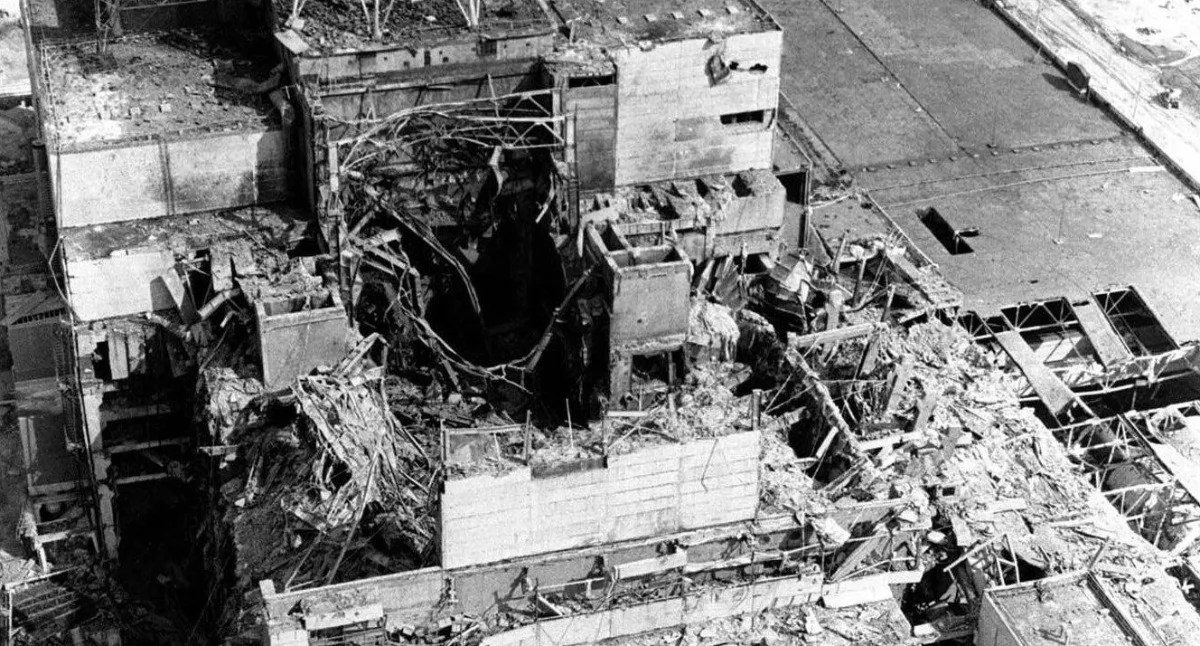 Zdjęcie: Do katastrofy w elektrowni jądrowej w Czarnobylu doszło w nocy z 25 na 26 kwietnia 1986 roku, fot. Wikipedia