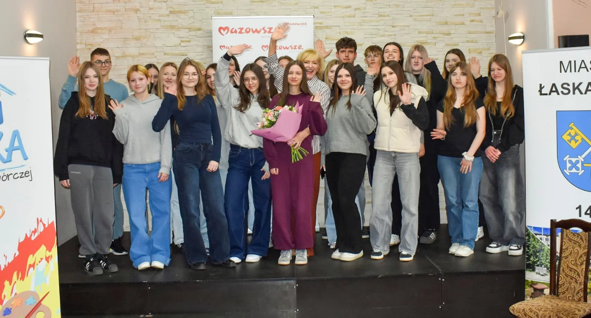 Zdjęcie: Uczniowie z Łaskarzewa spróbowali swoich sił na scenie podczas warsztatów aktorsko‑teatralnych
