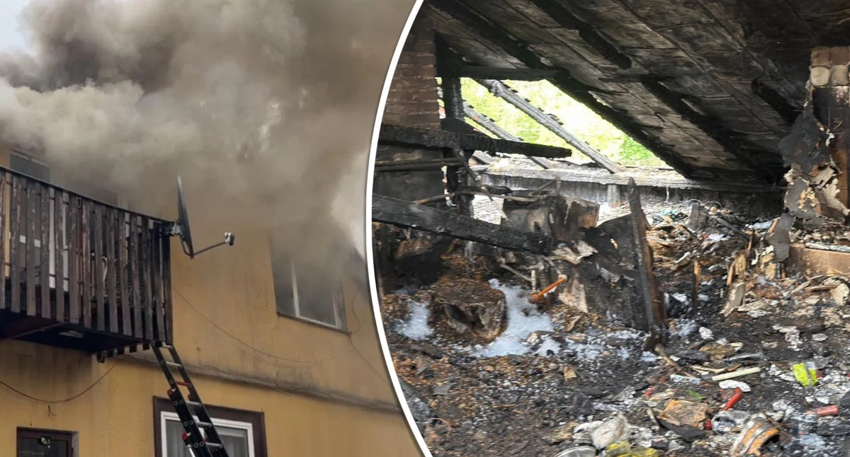 Charytatywnie, Pożar zabrał wszystko pomoc emerytowanej nauczycielki męża - zdjęcie, fotografia