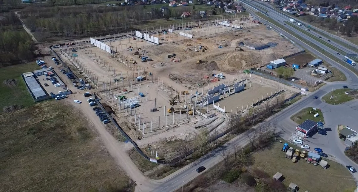 Stan budowy Świderek Park na koniec kwietnia (fot. materiały inwestora)