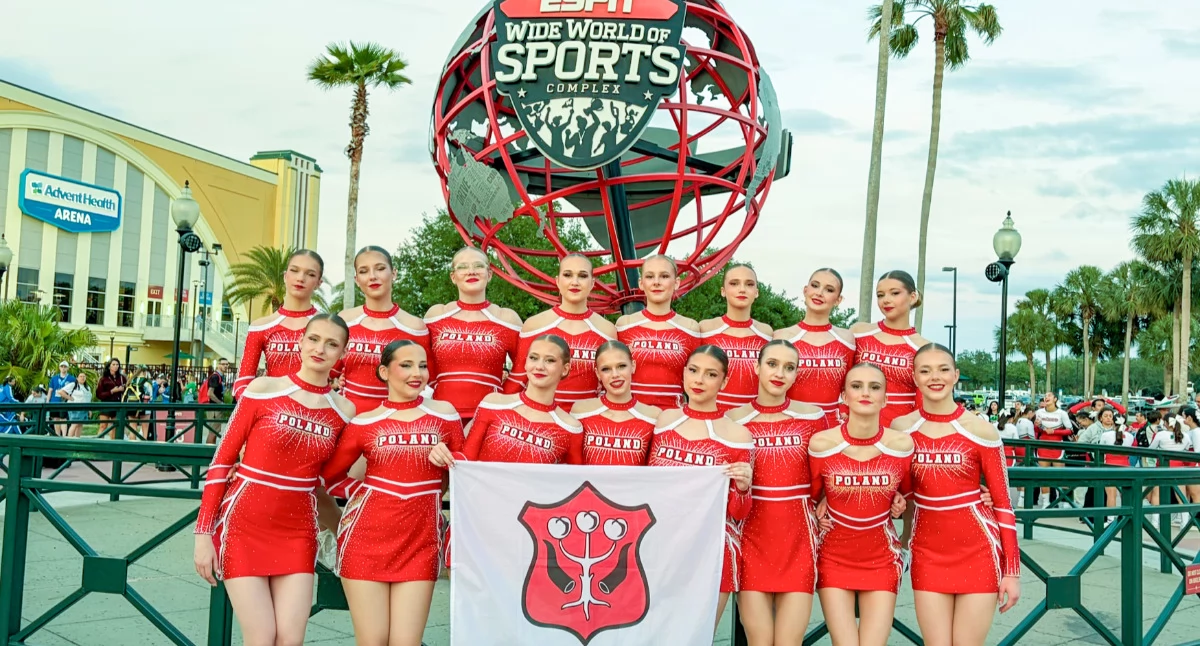 Zdjęcie: Zespół Dream Team Junior reprezentował Polskę i Mazowsze na ICU World Cheerleading Championships 2026 oraz The Dance Worlds 2026