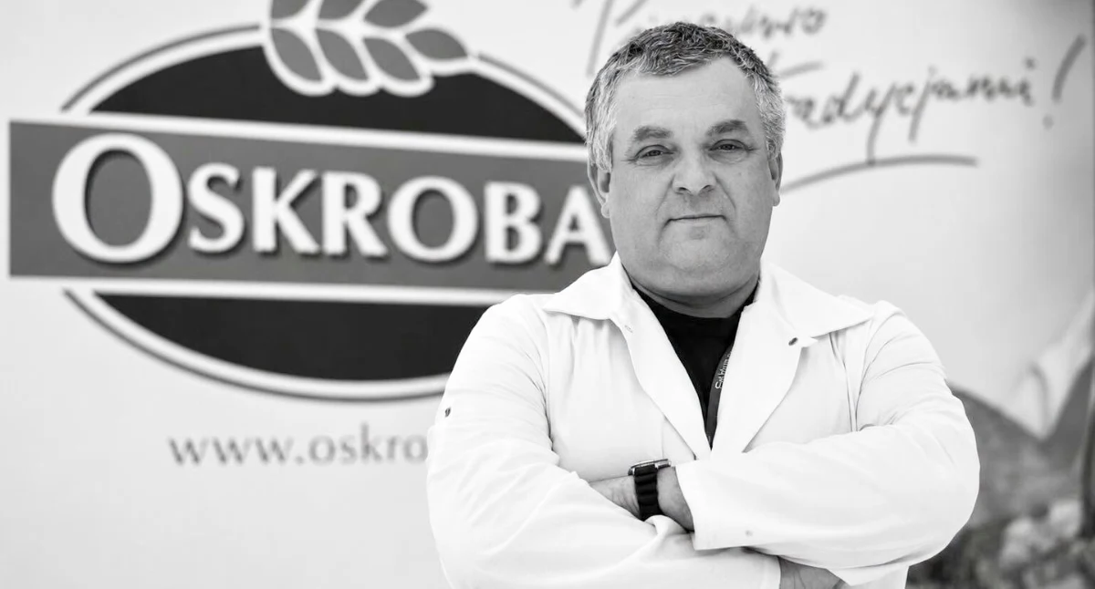 Odeszli od nas, żyje Dariusz Oskroba wieloletni współwłaściciel piekarni Oskroba Parysowa - zdjęcie, fotografia