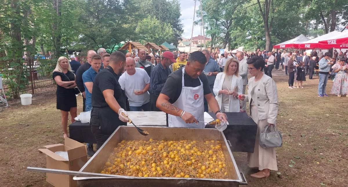 Festyny - Pikniki, Święto Pieczonego Ziemniaka Łaskarzewie Integracja wielkie gotowanie - zdjęcie, fotografia