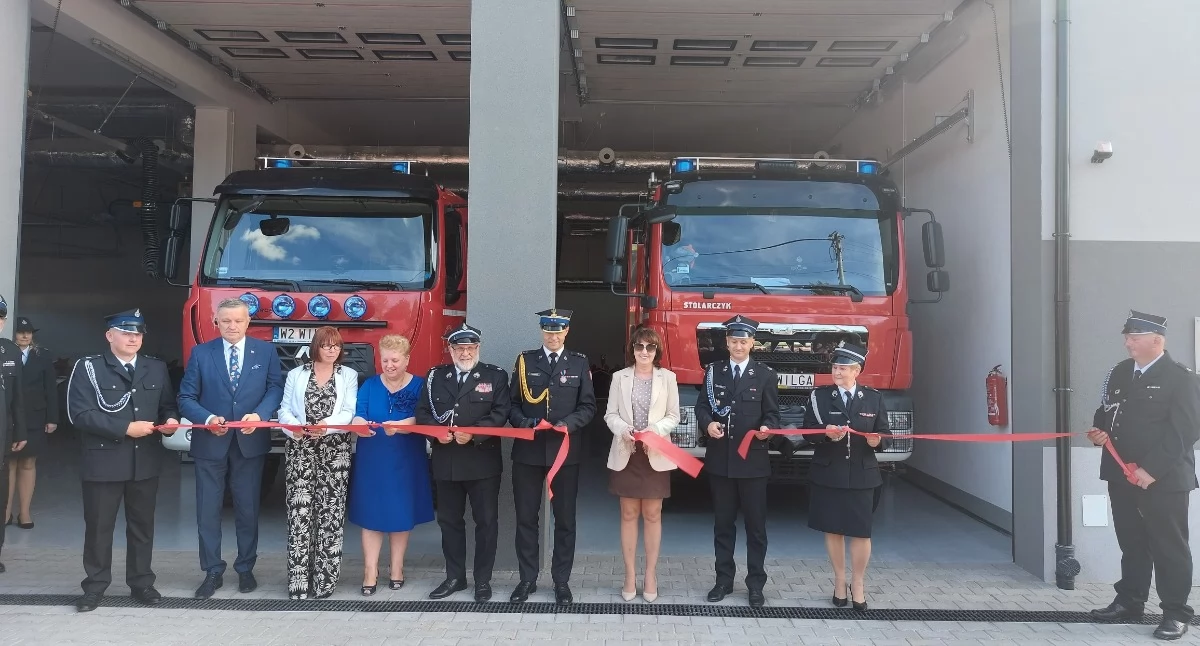 Uroczystości Powiat, Marzenia spełniają Wilga nową strażnicę - zdjęcie, fotografia