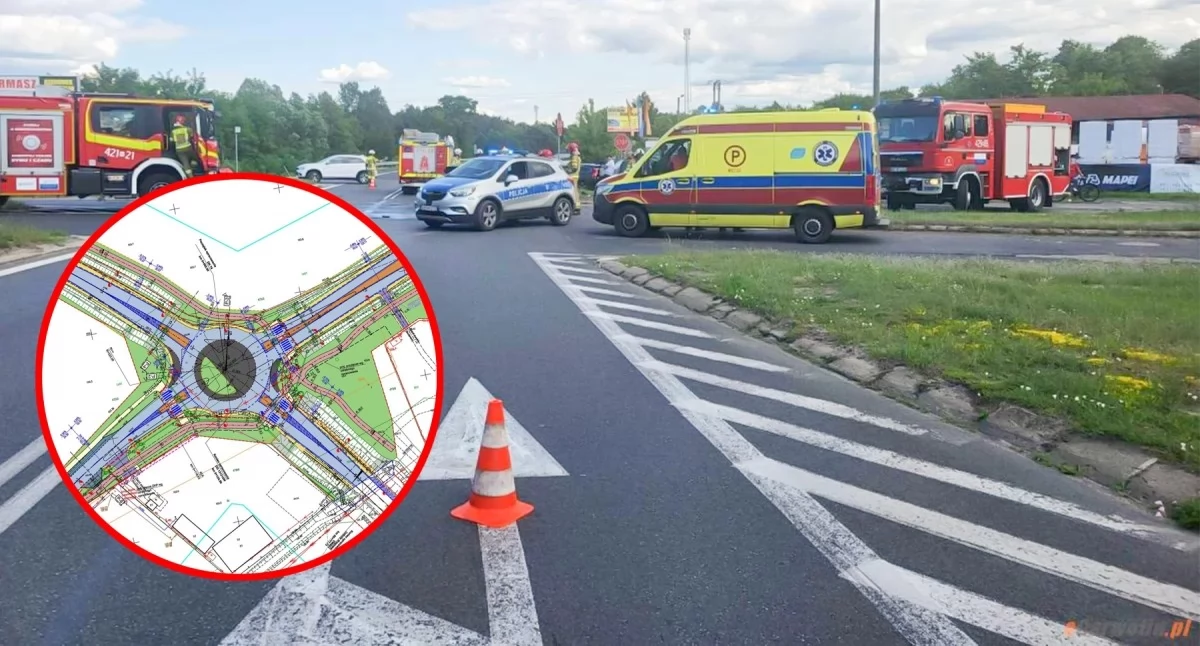 Inwestycje Powiat, Kiedy ruszy budowa ronda Wildze Wójt odpowiada pytania - zdjęcie, fotografia