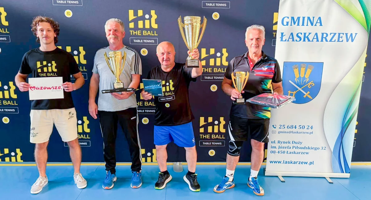 Tenis, Grand Mazowsza tenisie stołowym Łaskarzewskiej rozdano pierwsze medale - zdjęcie, fotografia