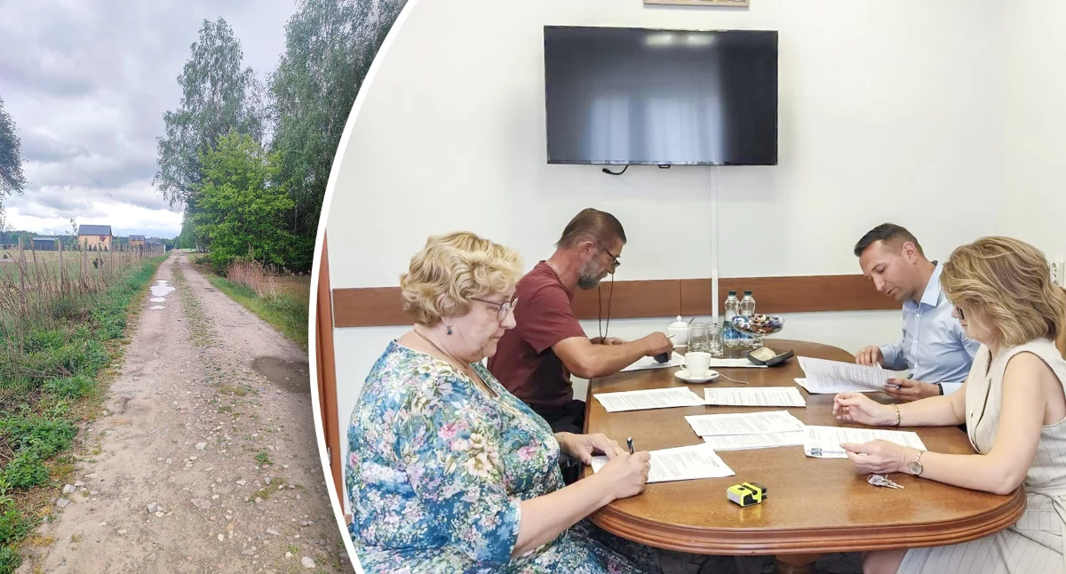 Inwestycje Powiat, Kolejne drogi przebudowy gminie Łaskarzew Umowy podpisane - zdjęcie, fotografia