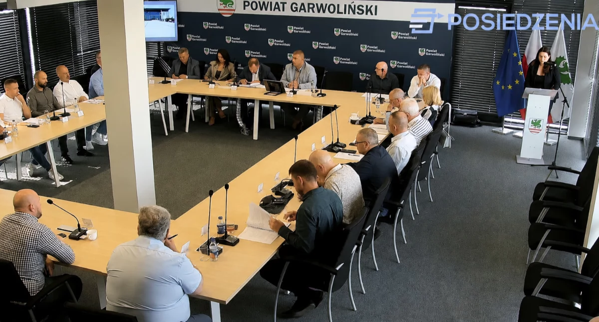 Inne Powiat, Starcie zasady finansowy kompromis Burzliwa sesja Powiatu Garwolińskiego - zdjęcie, fotografia