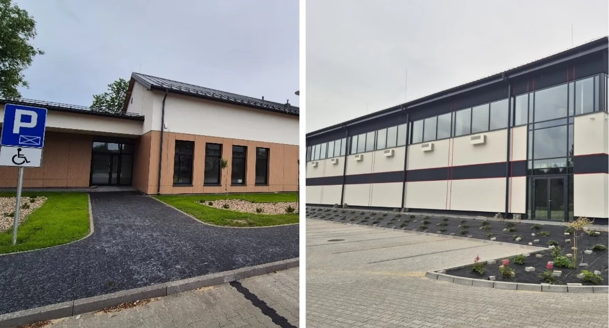 Inwestycje Powiat, ośrodek zdrowia praktycznie gotowe Miastków Kościelny przed wielkim otwarciem - zdjęcie, fotografia