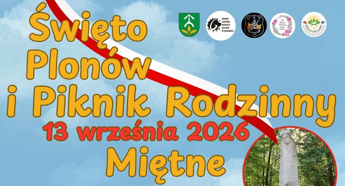 W Powiecie, Święto Plonów Piknik Rodzinny Miętnem Będzie sport zabawa koncert - zdjęcie, fotografia