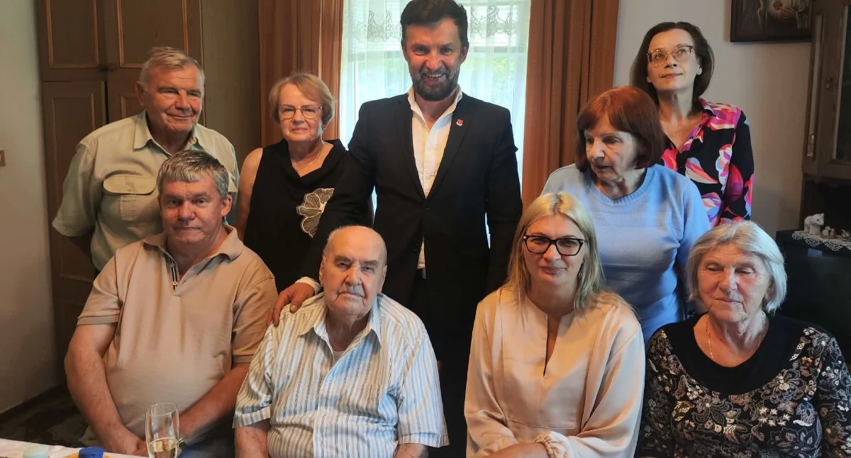 Uroczystości Miejskie, Henryk Szczepański Garwolina kończy lata! - zdjęcie, fotografia