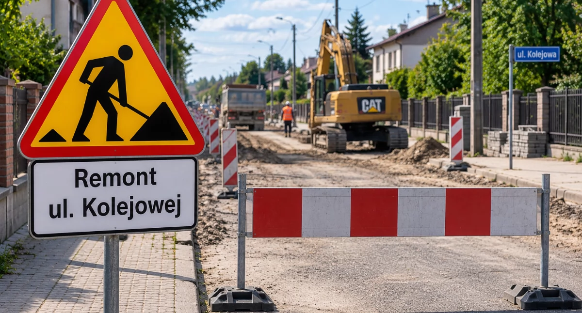 Inwestycje Powiat, Rusza remont Kolejowej Łaskarzewie Będą utrudnienia ruchu - zdjęcie, fotografia