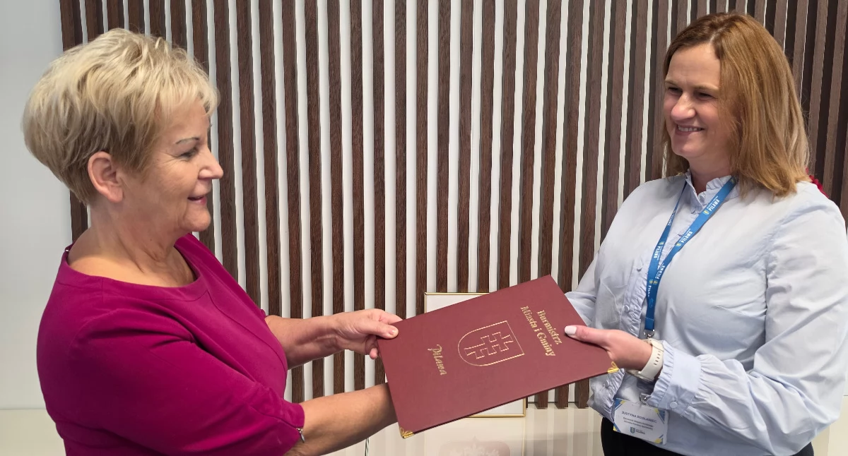 Inne Powiat, Justyna Rosłaniec nową kierownik MGOPS Pilawie - zdjęcie, fotografia