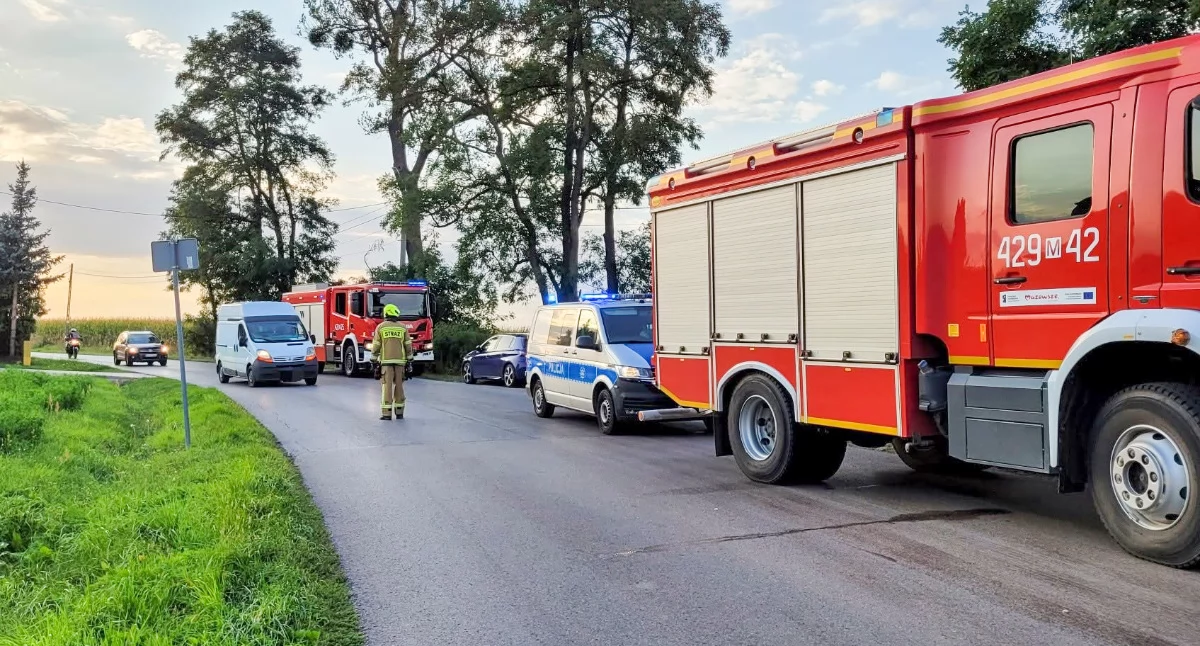 Wypadki drogowe , latek hulajnodze zderzył motocyklistą niebezpieczne zdarzenia ciągu dwóch godzin - zdjęcie, fotografia