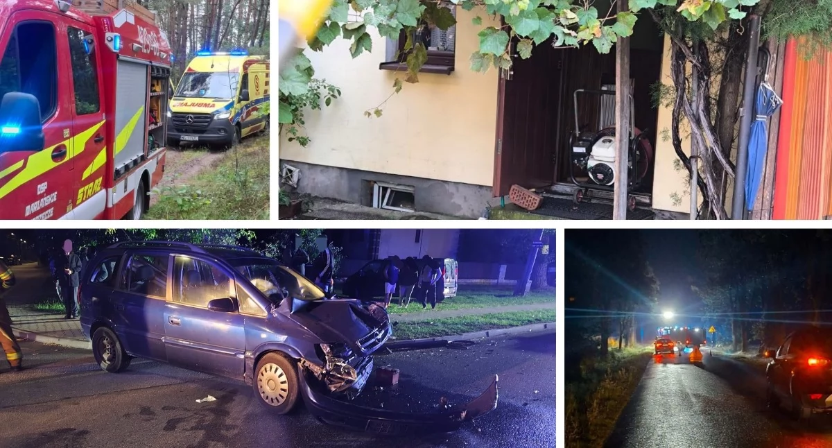 Pożary - interwencje straży, Kolizje pożar piwnicy akcja lesie Podsumowanie tygodnia strażaków powiatu garwolińskiego - zdjęcie, fotografia