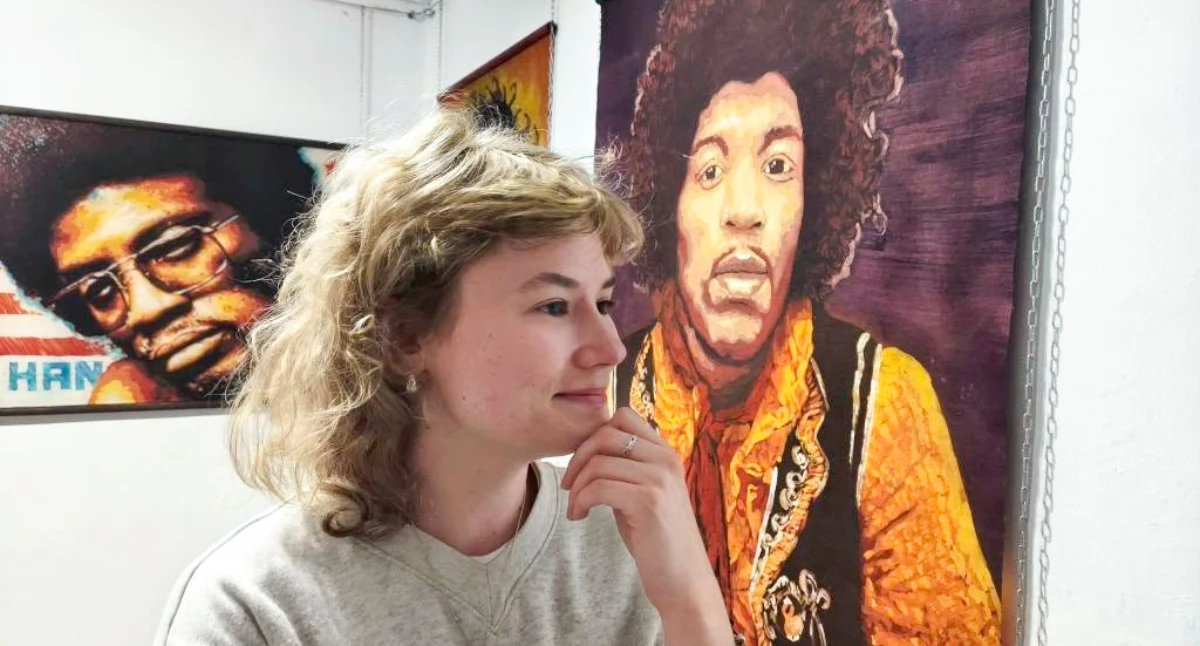 Wystawy, Batik Galerii „Korytarz” Muzycy krajobrazy mandale wystawie Sobolewie - zdjęcie, fotografia