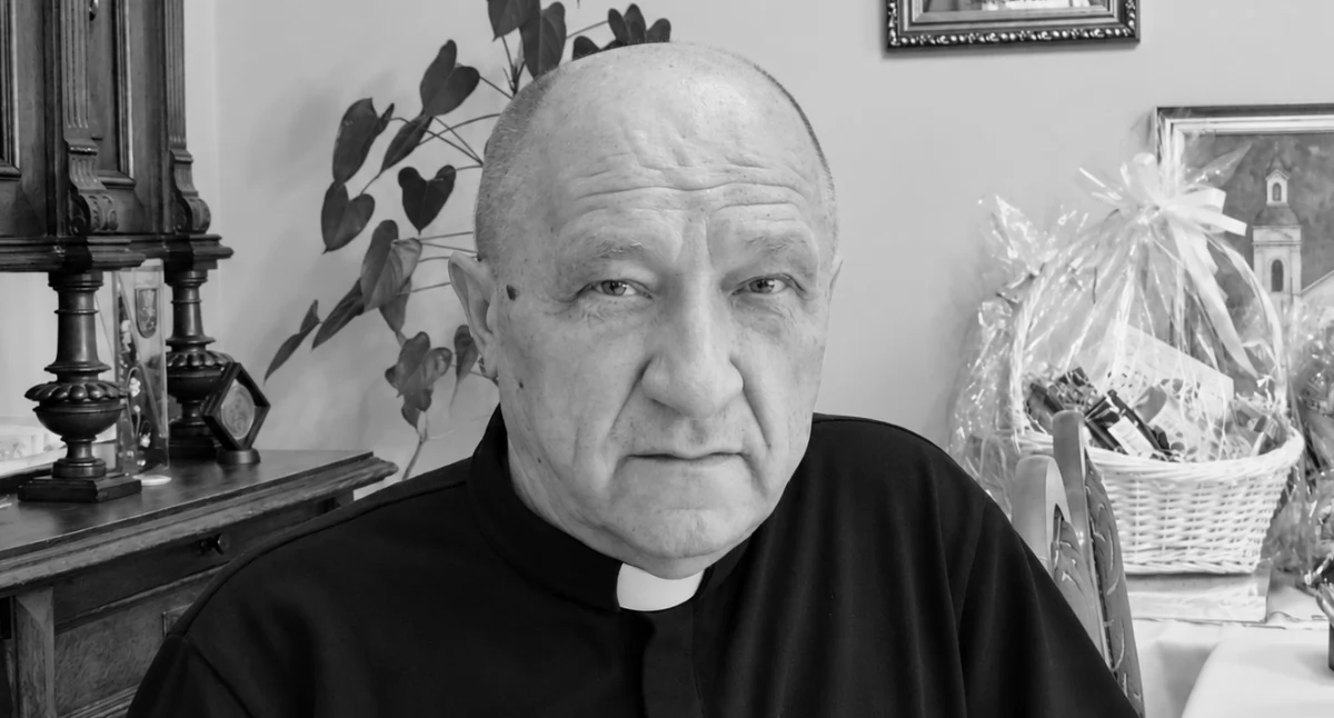 Zdjęcie: Ks. Sławomir Niewęgłowski przeżył 65 lat, w tym 38 w kapłaństwie. W Łaskarzewie pozostawił po sobie między innymi odbudowane zwieńczenia wież kościoła