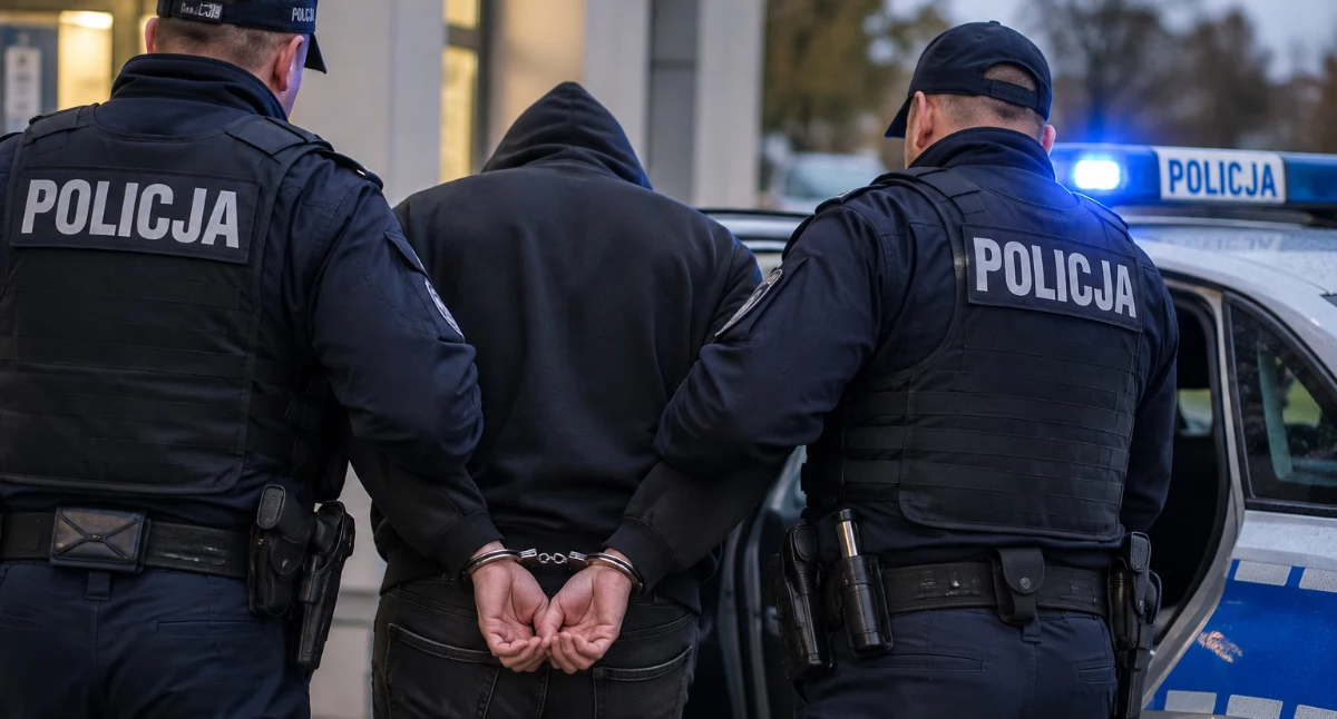 Sprawy kryminalne , osoby poszukiwane zatrzymane przez policjantów Garwolina Jeden mężczyzn próbował uciekać - zdjęcie, fotografia