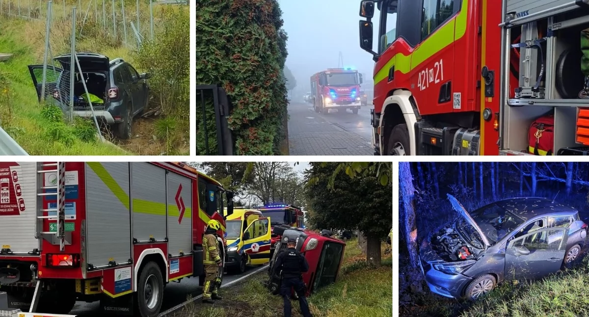 Pożary - interwencje straży, Interwencje straży pożarnej powiecie garwolińskim wypadki pożary zadymienie szpitalu - zdjęcie, fotografia