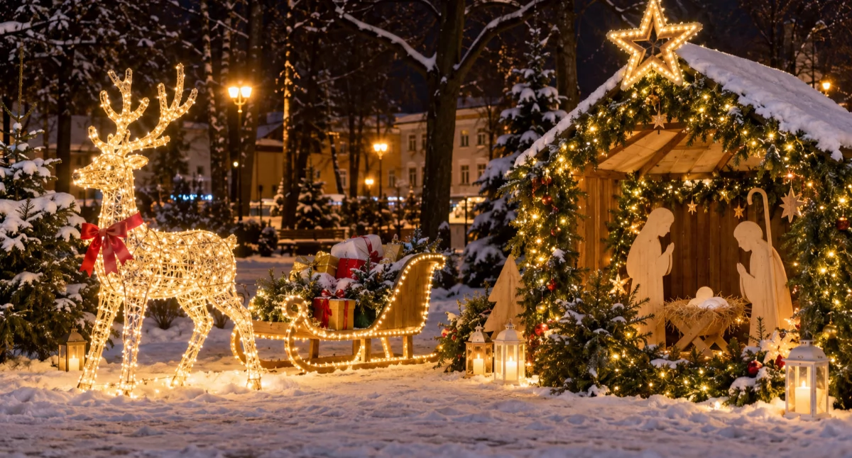 Inne Miejskie, Garwoliński znów wypełni świątecznymi dekoracjami Rusza konkurs „Świąteczny Park” - zdjęcie, fotografia