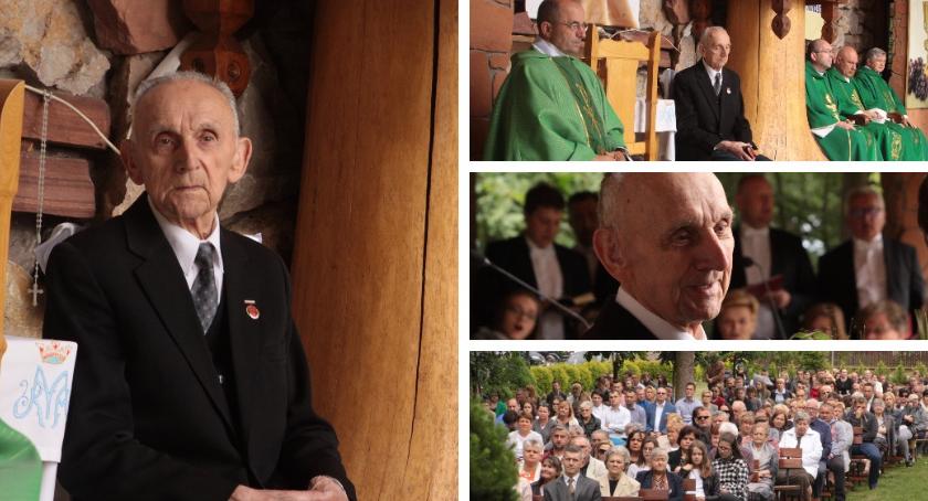 Józef Siarkiewicz skończył 92 lata. Swój jubileusz obchodził w Górkach