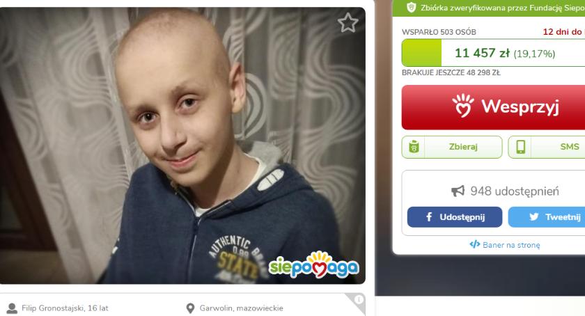 Filip umrze, jeśli przerwą leczenie – ruszyła zbiórka na lek dla nastolatka