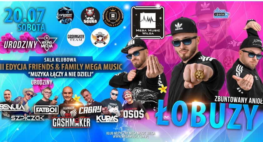 Łobuzy z Mega Music w Wildze