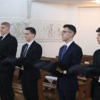 Alumni III roku przed pierwszym założeniem sutanny. 
Drugi od lewej to Miłosz Świątek,...