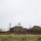 Kiedy zjedziemy z S17 do nowego parku mijamy składnicę złomu