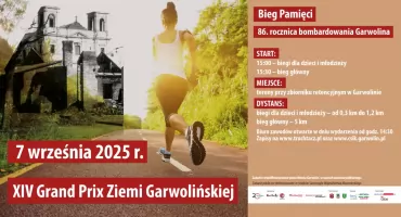 Grand Prix wraca z wakacji! Bieg pamięci w rocznicę bombardowania Garwolina