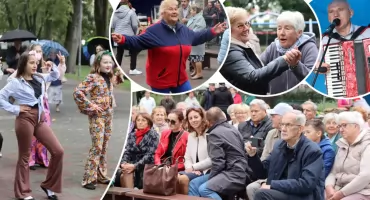 Deszcz nie zepsuł zabawy! I Gminny Dzień Seniora pełen śpiewu i pyszności