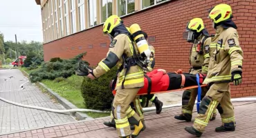 Ćwiczenia na sygnale! Strażacy z 6 jednostek OSP trenowali ratowanie życia i gaszenie lasu