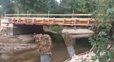 Zniknął stary most na Wildze! Ruszyła inwestycja w Miastkowie Kościelnym i Ryczyskach