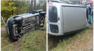 Niebezpiecznie na DK76: Samochód uderzył w dzikie zwierzę. Interweniowały służby