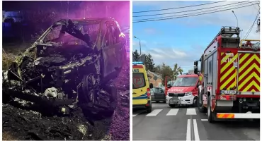 Wypadki, kolizje, pożar auta i wyciek gazu - Strażacka kronika zdarzeń 