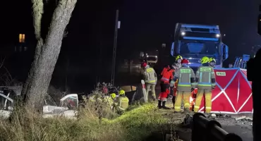 Poważny wypadek na DK76 - Wylądował śmigłowiec LPR - Droga zablokowana! 