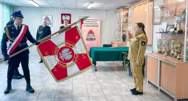 Nowa funkcjonariuszka w szeregach PSP. Magdalena Paradowska złożyła uroczyste ślubowanie