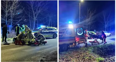 Dziecko potrącone na pasach trafiło do szpitala