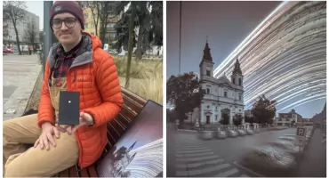 Wędrówka słońca uchwycona nad kolegiatą - Autor wyjątkowego zdjęcia zdradza kulisy swojej pracy
