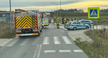 Kolejne zderzenie przy trasie S17. Trzy auta rozbite