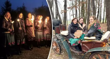 Zobacz magiczną świąteczną kartkę muzyczną od KGW Urzekające! [WIDEO]