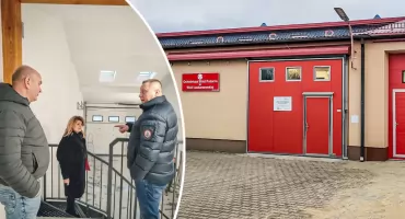 Nowy garaż dla OSP Wola Łaskarzewska już gotowy! Zobacz efekty rozbudowy