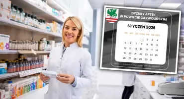 Gdzie po leki w nocy? Styczniowy plan dyżurów aptek w powiecie garwolińskim